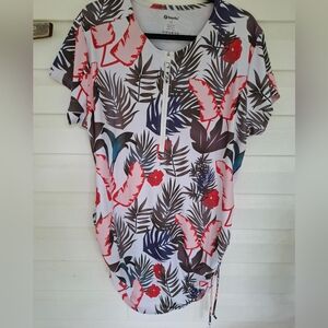 BesserBay Swim Top UV Sun Protection 1/4 Zip Rash Guard NWOT Size 2X